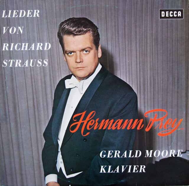 プライのR.シュトラウス/歌曲集　独DECCA　3227　LP レコード