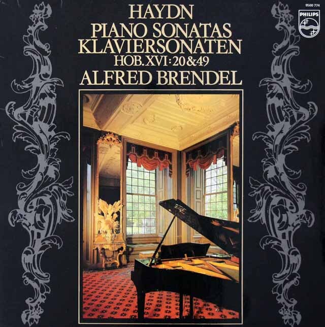 ブレンデルのハイドン/ピアノソナタ第20、49番　蘭PHILIPS　3708　LP レコード