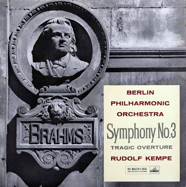 ケンペのブラームス/交響曲第3番　英EMI（HMV）　3801　LP レコード