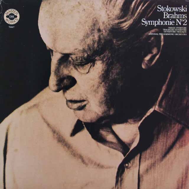 ストコフスキーのブラームス/交響曲第2番　独CBS　3803　LP レコード