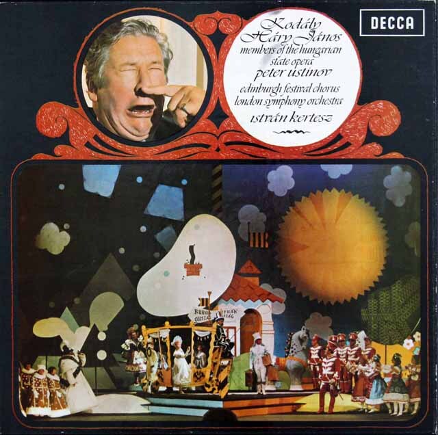 ケルテスのコダーイ/歌劇「ハーリ・ヤノーシュ」全曲　英DECCA　3698　LP レコード