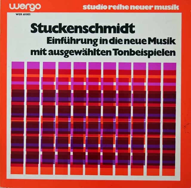 シュトゥッケンシュミットの現代音楽ガイド　独Wergo　3270　LP レコード