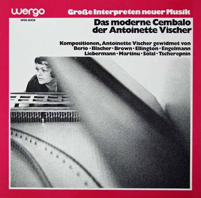 ヴィッシャーのチェンバロ作品集　独Wergo　3270　LP レコード