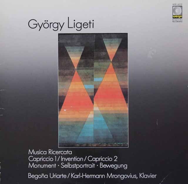 リゲティ/ムジカ・リチェルカータほか　　独WERGO  3270　LP レコード