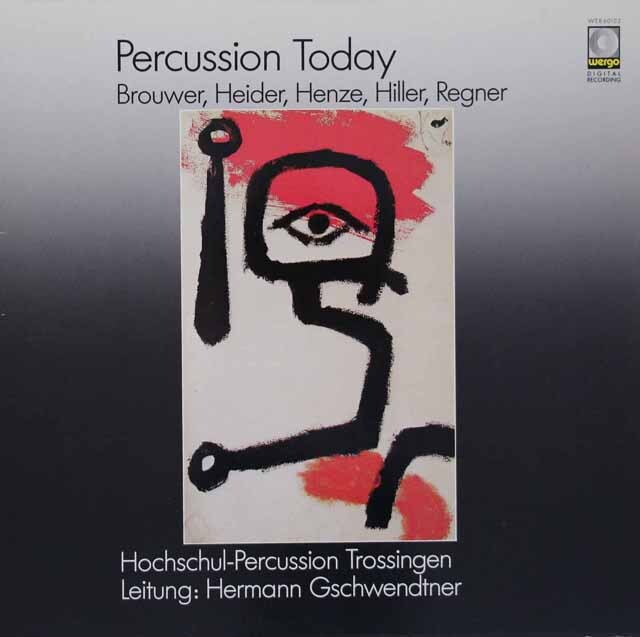 パーカッション・トゥデイ　独WERGO　3270　LP レコード