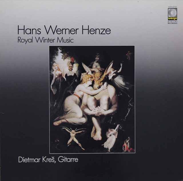 ヘンツェ/王宮の冬の音楽　独WERGO　3270　LP レコード