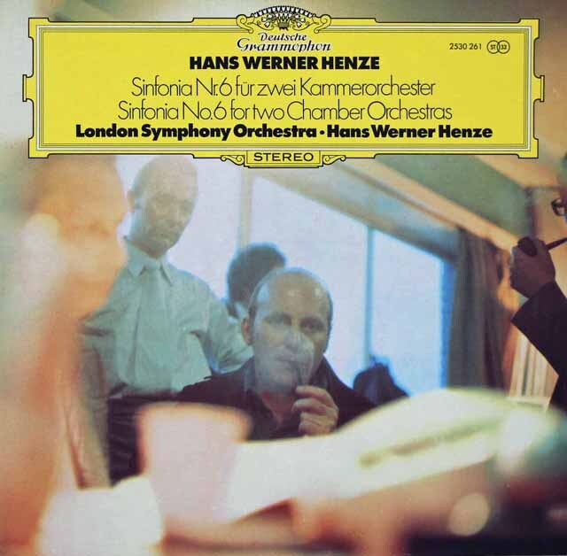 ヘンツェの自作自演/交響曲第6番　独DGG   3270　LP レコード
