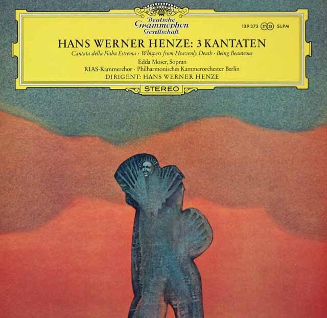 ヘンツェの自作自演/カンタータ3曲集　独DGG　3270　LP レコード