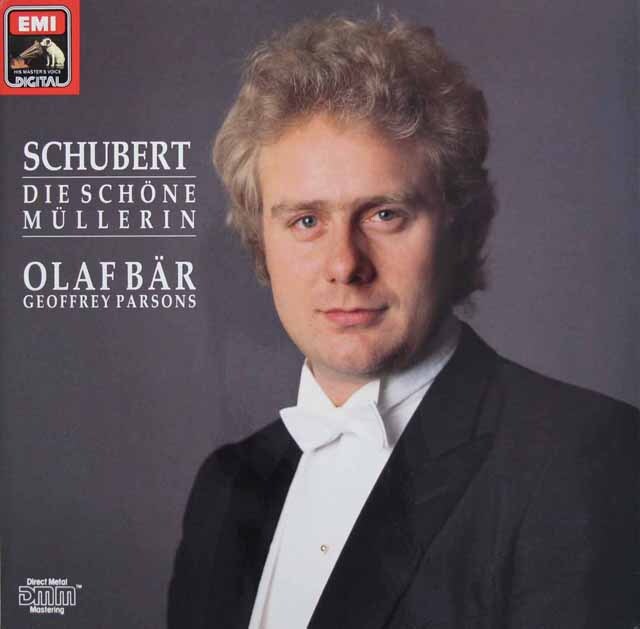 ベーア、パーソンズのシューベルト/「美しき水車小屋の娘」　独EMI　3806　LP レコード