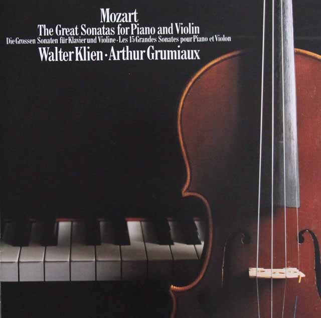 ☆西独☆モーツァルト：Vnソナタ全集 グリュミオー＆クリーン (4CD)