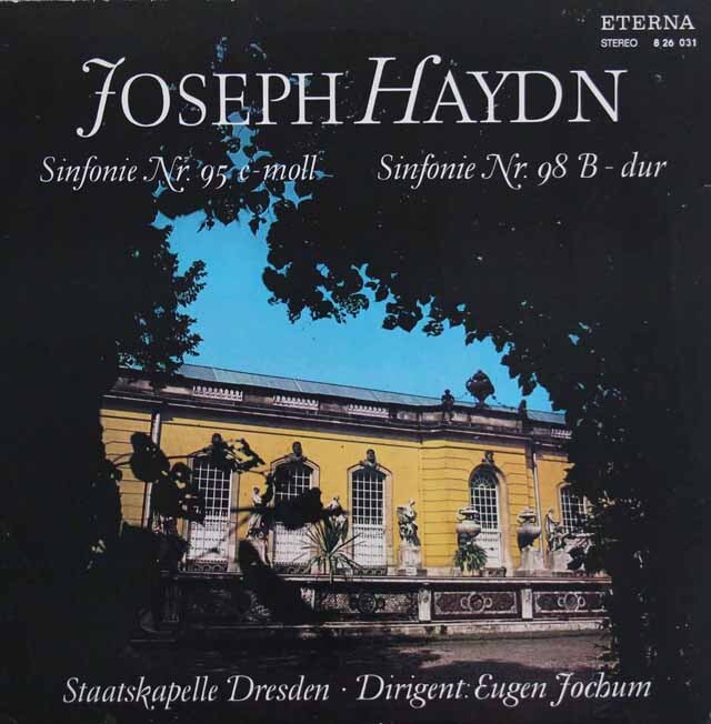 ヨッフムのハイドン/交響曲第95、98番　独ETERNA　3806　LP レコード