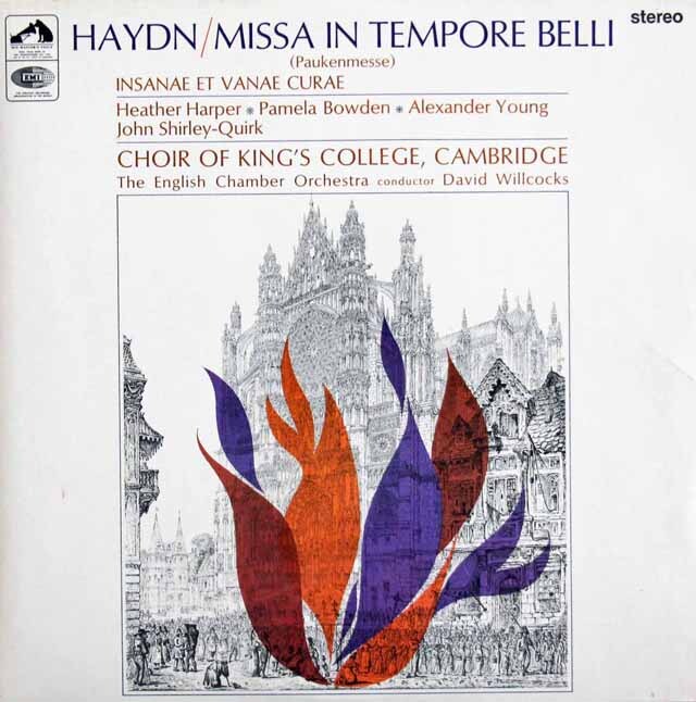 【オリジナル盤】　ウィルコックスのハイドン/「戦時のミサ」　英EMI　3806　LP レコード