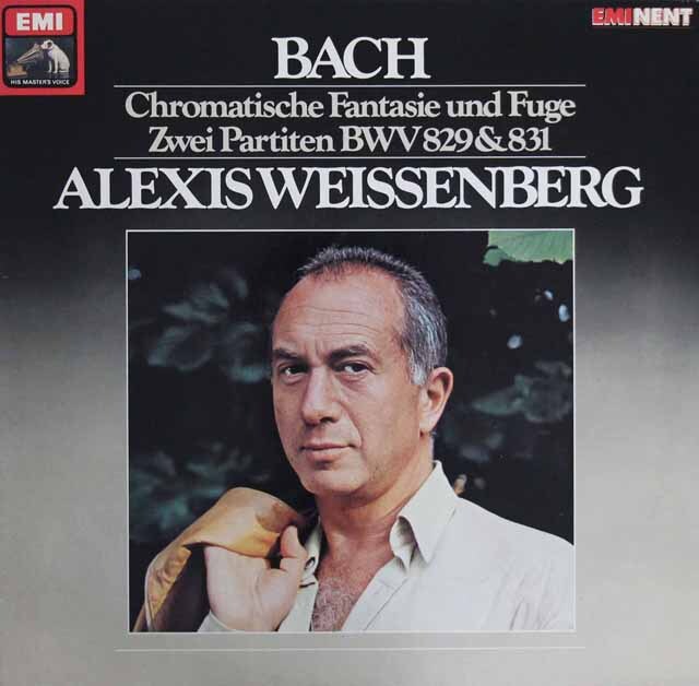 ワイセンベルクのバッハ/半音階的幻想曲とフーガほか　独EMI　3806　LP レコード