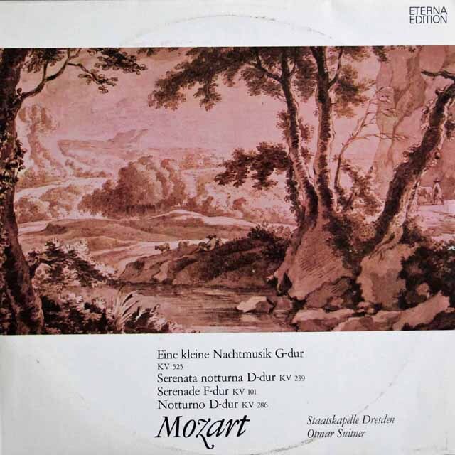 スウィトナーのモーツァルト/アイネ・クライネ・ナハトムジークほか　独ETERNA　3807　LP レコード