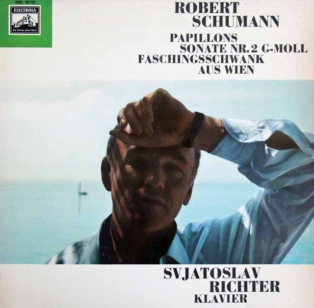 リヒテルのシューマン/「パピヨン」ほか　独EMI　3696　LP レコード