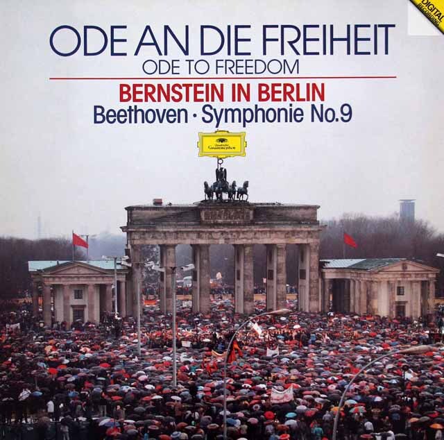 バーンスタインのベートーヴェン/交響曲第9番「合唱付き」[ベルリンの壁解放記念コンサート]　独DGG　3696　LP レコード