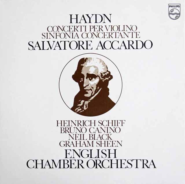 アッカルドらのハイドン/協奏曲集　独PHILIPS　3695　LP レコード