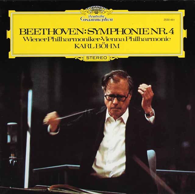 LP レコード ベームのベートーヴェン/交響曲第4番 独DGG 3309