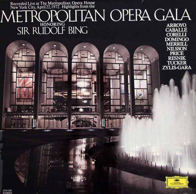 メトロポリタン・ガラ・コンサート　ニルソン&ベームのR.シュトラウス/「サロメ」から他　独DGG　3613　LP レコード