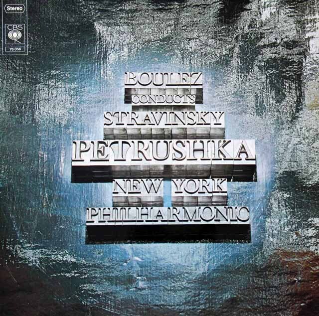 ブーレーズのストラヴィンスキー/「ペトルーシュカ」　独CBS　3614　LP レコード