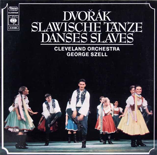 セルのドヴォルザーク/スラヴ舞曲集　独CBS　3614　LP レコード