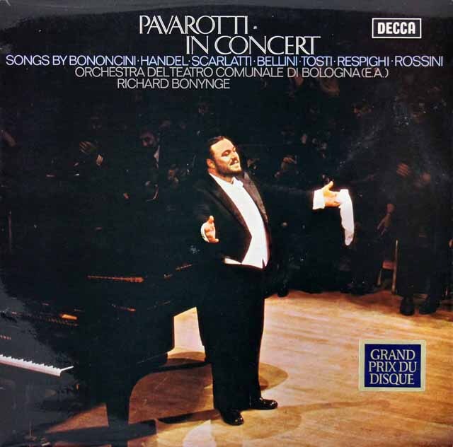 【オリジナル盤】　パヴァロッティ・イン・コンサート　英DECCA　3312　LP レコード