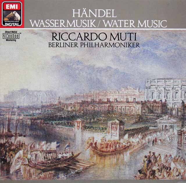 ムーティのヘンデル/水上の音楽　独EMI　3693　LP レコード