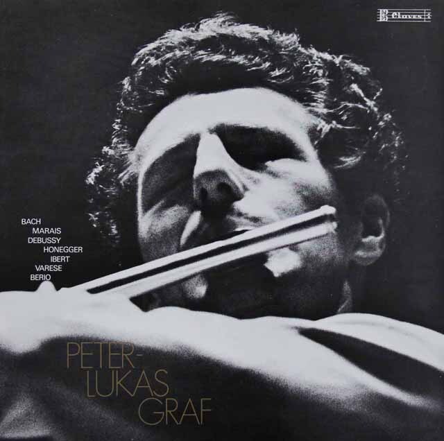 グラーフの無伴奏フルート・リサイタル　スイスclaves　3692　LP レコード