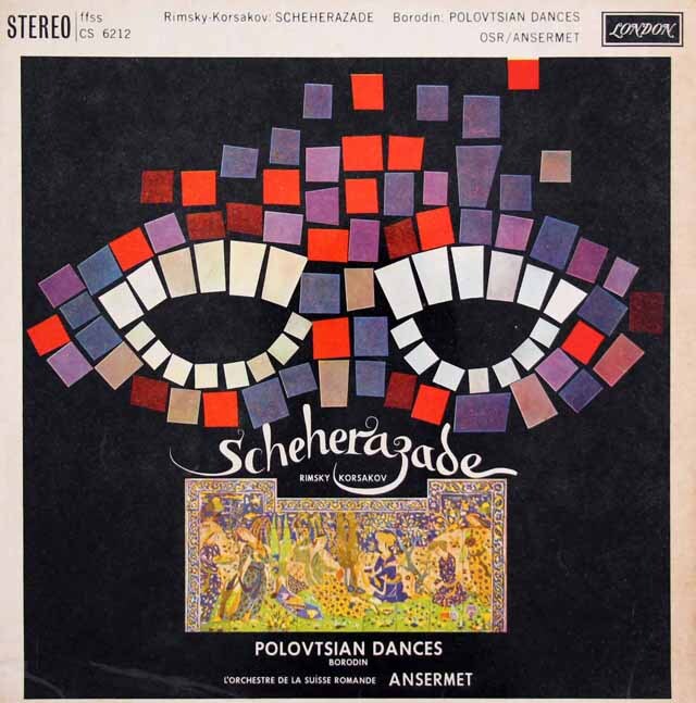 アンセルメのリムスキー=コルサコフ/「シェヘラザード」ほか　英LONDON　3317　LP レコード