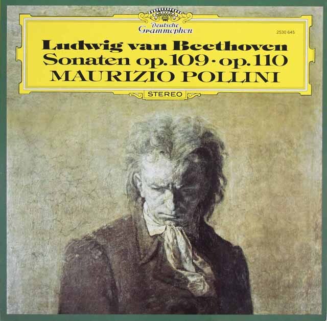 ポリーニのベートーヴェン/ピアノソナタ第30、31番　独DGG　3692　LP レコード