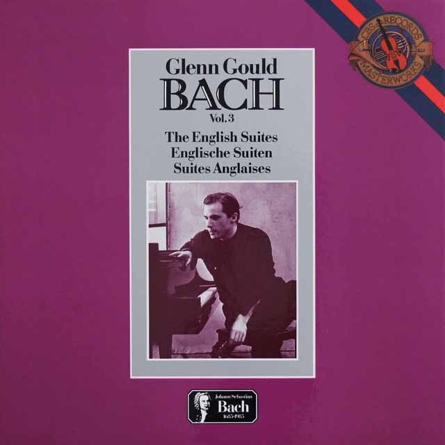 グールドのバッハ/イギリス組曲　蘭CBS　3692　LP レコード
