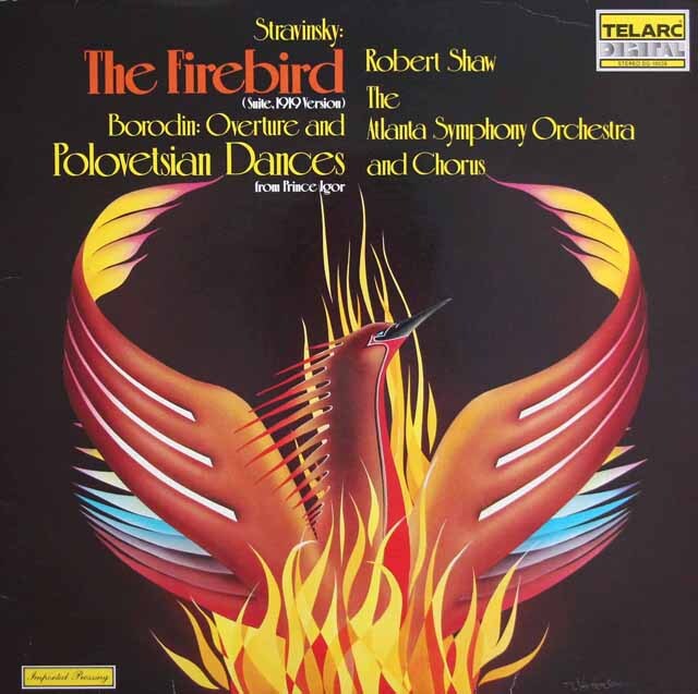 ショウのストラヴィンスキー/「火の鳥」組曲ほか　独TELARC　3320　LP レコード