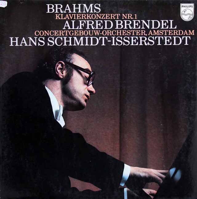 ブレンデル、イッセルシュテットのブラームス/ピアノ協奏曲第1番　蘭PHILIPS　3691　LP レコード
