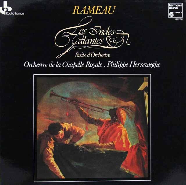ヘレヴェッヘのラモー/「優雅なインドの国々」管弦楽組曲　仏HM　3691　LP レコード