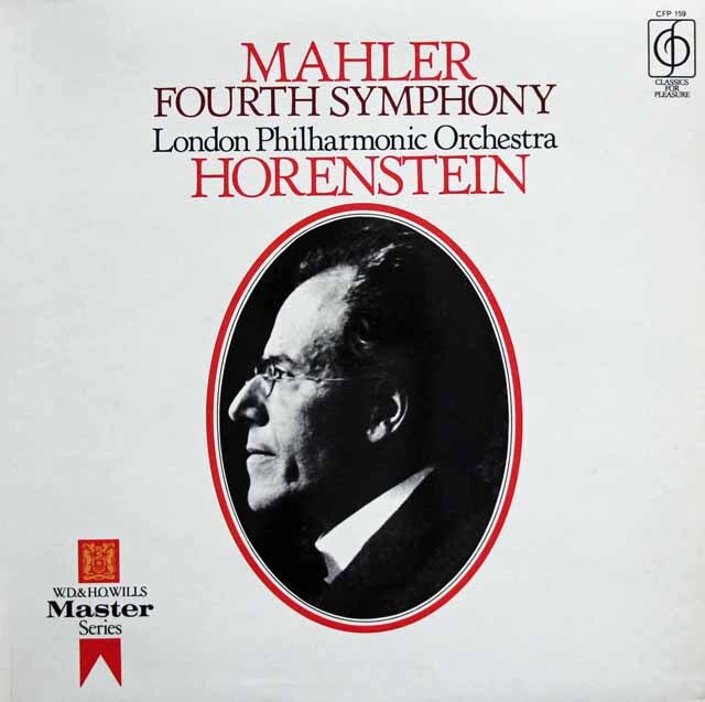 ホーレンシュタインのマーラー/交響曲第4番　英CFP（EMI）　3321　LP レコード