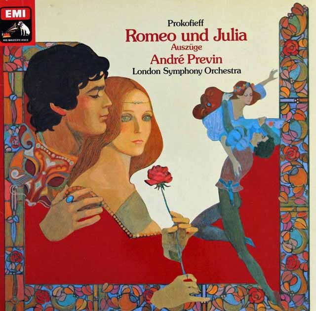 プレヴィンのプロコフィエフ/「ロメオとジュリエット」抜粋　独EMI　3624　LP レコード