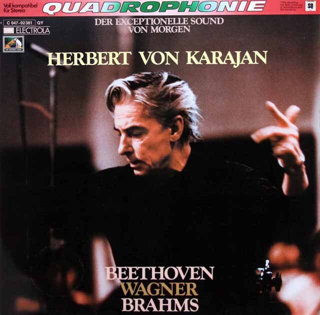 カラヤンのベートーヴェン/「フィデリオ」序曲ほか序曲集　独EMI　3624　LP レコード