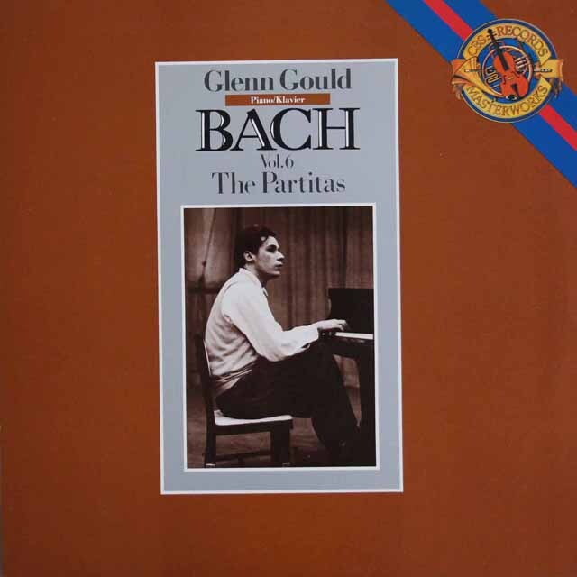 グールドのバッハ/パルティータ集　蘭CBS　3624　LP レコード