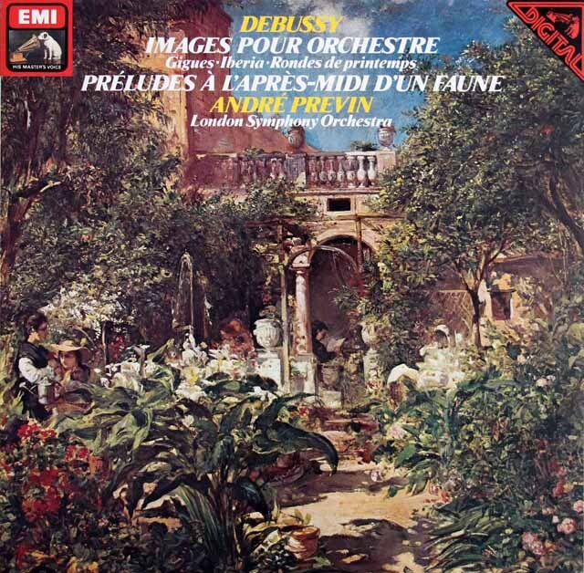 プレヴィンのドビュッシー/「牧神の午後への前奏曲」ほか　独EMI　3625　LP レコード