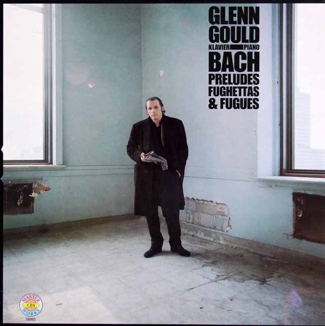 グールドのバッハ/プレリュード、フゲッタ、フーガ集　独CBS　3690　LP レコード