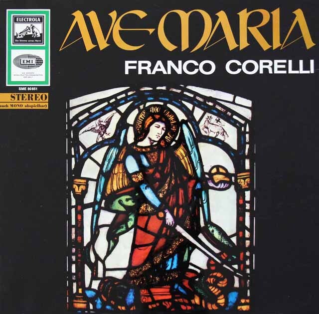 コレッリの「アヴェ・マリア」　独ELECTROLA　3690　LP レコード