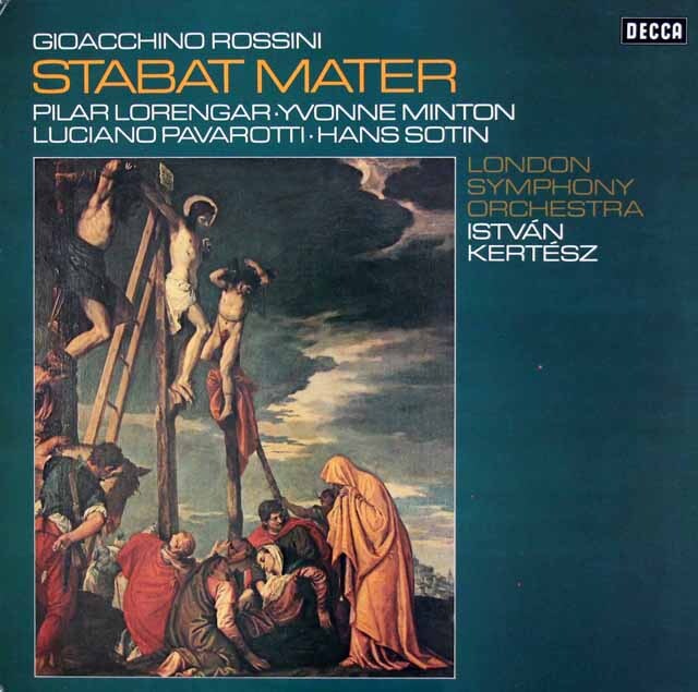 ケルテスのロッシーニ/「スターバト・マーテル」　独DECCA　3689　LP レコード