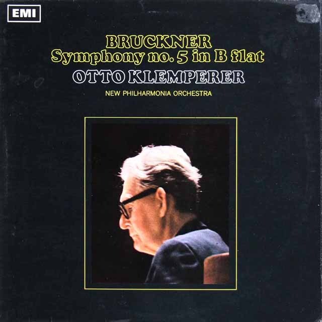 【オリジナル盤】 クレンペラーのブルックナー/交響曲第5番 英EMI 3689 LP レコード