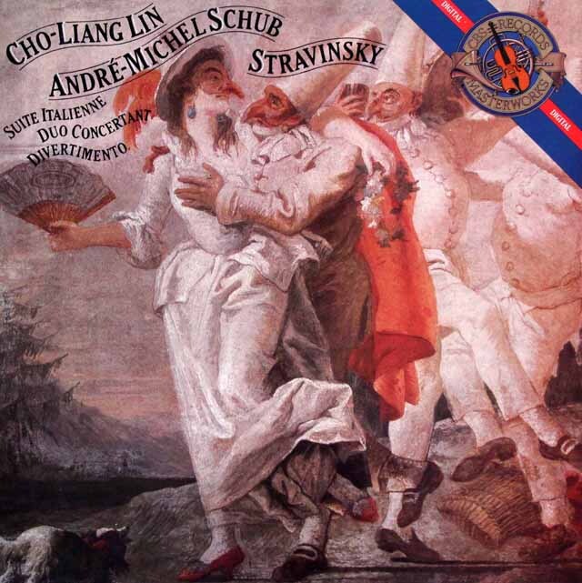 チョーリャン・リン、シュープのストラヴィンスキー/イタリア組曲ほか　蘭CBS　3689　LP レコード