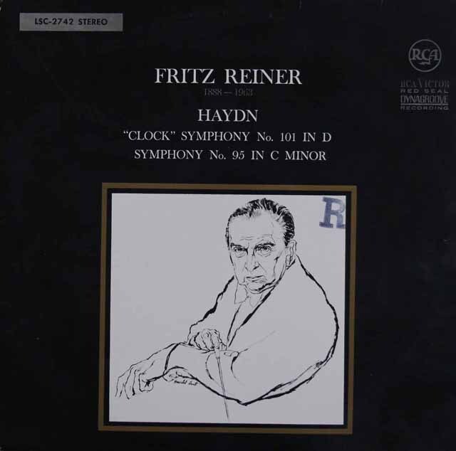 ライナーのハイドン/交響曲第101番「時計」ほか　独RCA　3689　LP レコード