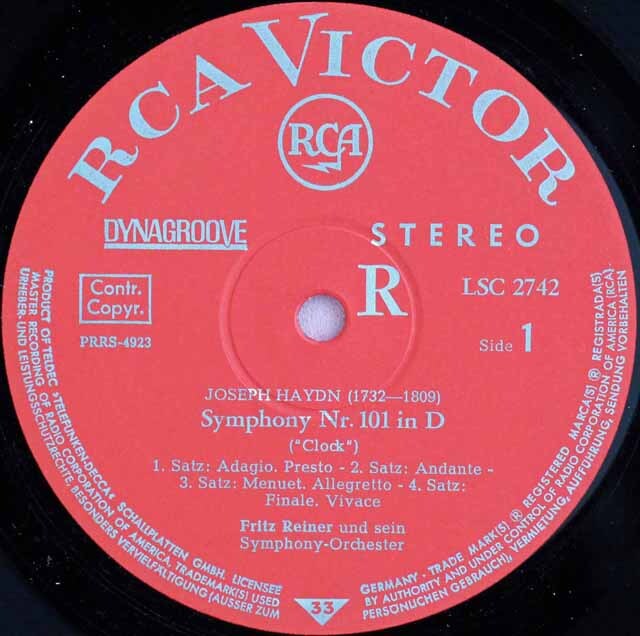 Arturo Toscanini ハイドンの交響曲第101番 時計 レコード Haydn - Symphony No.101 “Clock” Toscanini NBC - YouTube