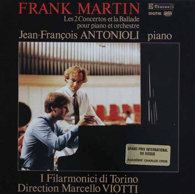 アントニオーリ、ヴィオッティのマルタン/ピアノ協奏曲第1、2番ほか　スイスClaves　3689　LP レコード