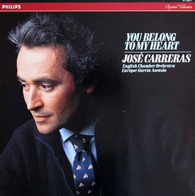 カレーラスの「ユー・ビロング・トゥ・マイ・ハート」　蘭PHILIPS　3688　LP レコード