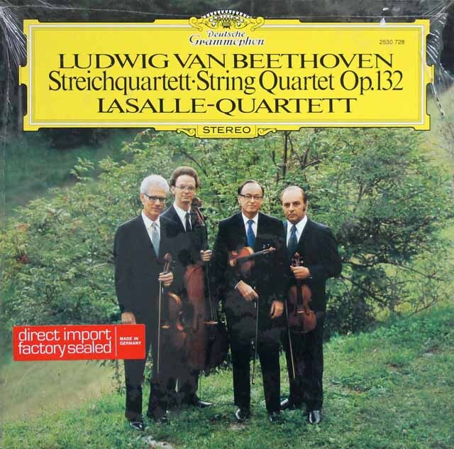 ラサール四重奏団のベートーヴェン/弦楽四重奏曲第15番　独DGG　3330　LP レコード