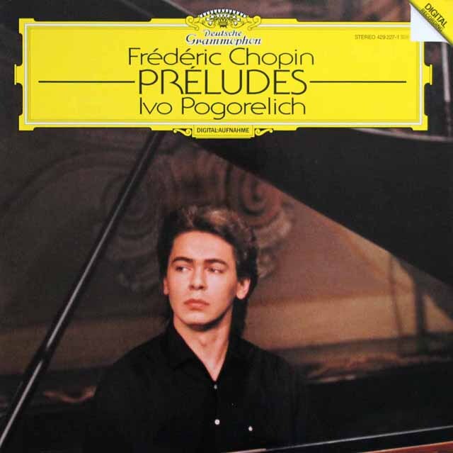 ポゴレリチのショパン/前奏曲作品28（全24曲）　独DGG　3330　LP レコード
